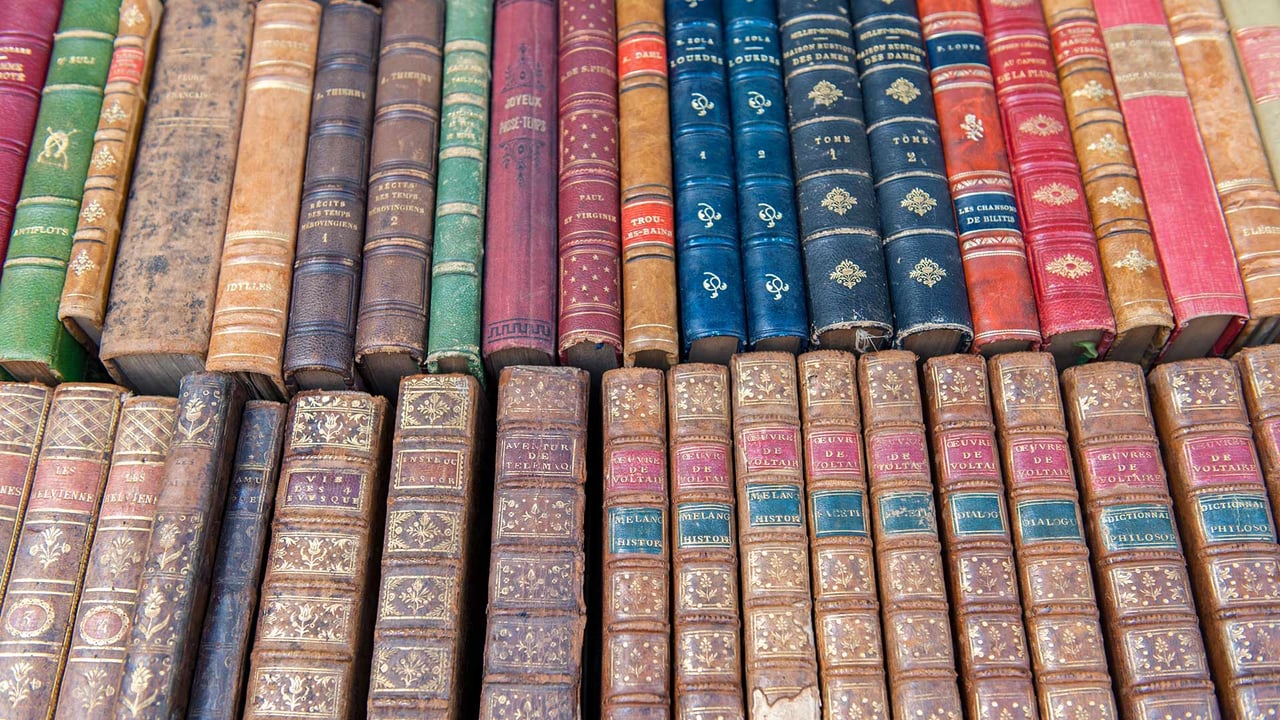 Livres anciens à Dijon, Bourgogne (© Jim Engelbrecht/DanitaDelimont.com)