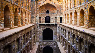 Bing wallpaper May 25, 2025. Agrasen Ki Baoli, Connaught Place, New Delhi (© Neha Gupta/Getty Images)