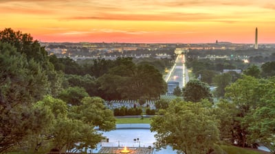 Bing wallpaper May 26, 2025. Arlington National Cemetery in Virginia (© Dennis Govoni/Getty Images)