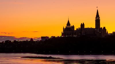 Bing wallpaper July 1, 2025. Parliament Hill in Ottawa, Ontario (© f11photo/Shutterstock)