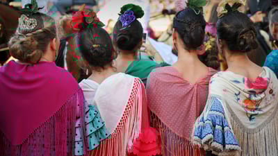 Bing wallpaper May 5, 2025. Feria de Sevilla, España (© joserpizarro/Shutterstock)